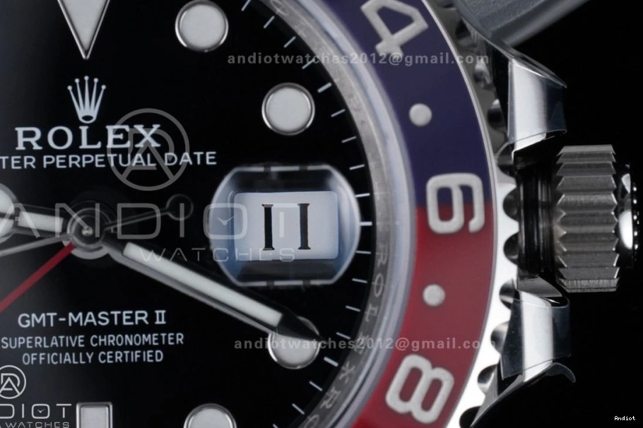 BLRO On 904L Best ARF GMT SS Pepsi Jubilee HighQuality 126710 New SH3285 Edition 1:1 II (UV Master Bezel V 862 Bracelet ) 0720